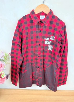 Chemise Garçon Bûcheron Rouge et Noir Style Rock/Grunge Unique, brand: All for kids, condition: Very good, size: 10 years / 140 cm, €10.90, €12.15 includes Buyer Protection