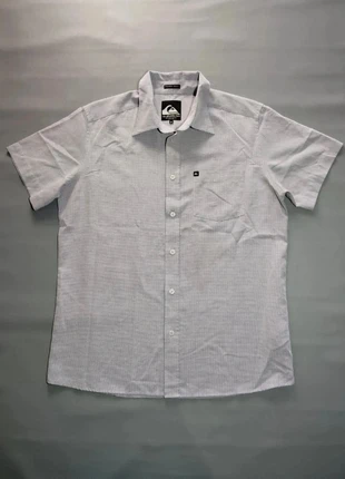 Chemise à carreaux manches courtes Quiksilver premium bleu Taille M, brand: Quiksilver, condition: Very good, size: M, €25.00, €26.95 includes Buyer Protection Pro