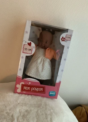 Poupée noir 33 cm neuf, marque: Mojo, état: Neuf avec étiquette, taille: 18-24 mois / 86 cm, 18,00 €, 19,60 € Protection acheteurs incluse