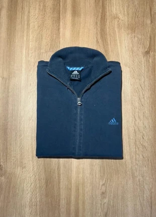 Veste zippée Adidas bleu marine homme taille XL col montant poignet côtelé logo brodé vintage, marque: adidas, état: Très bon état, taille: XL, 15,00 €, 16,45 € Protection acheteurs incluse