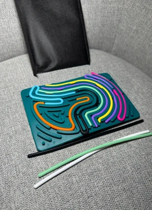 Planche d’activité sensorielle tactile – fine motricité & relaxation - bleu canard, condition: New without tags, size: 3 years / 98 cm, €7.00, €8.05 includes Buyer Protection