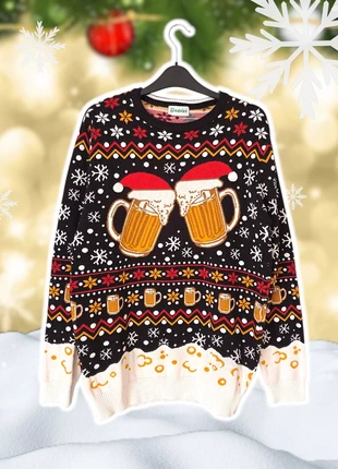 Pull de Noël bière - Taille M, marke: Vintage Dressing, zustand: Neu, größe: M, 35,00 €, 37,45 € inklusive Vinted-Käuferschutz