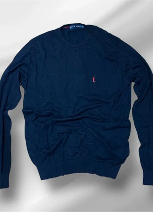 Polo Club Navy Blue Crewneck Sweater – Classic Minimal Style, brand: Polo Club, condizioni: Ottime, taglia: M, €18.00, €19.60 include la Protezione acquisti