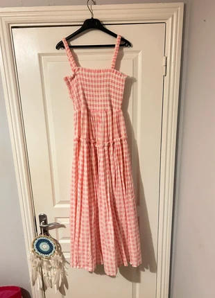 Asos design pink and white gingham maxi dress Partially backless maxi dress, brand: ASOS, condition: New with tags, size: XS / 34 / 6, €8.00, €9.10 includes Buyer Protection