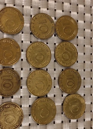 Pièces 10 pfennig bundes republik deutschland de 1950, condition: Very good, €15.00, €16.45 includes Buyer Protection