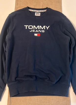 Tommy Jeans Original | Sudadera Logo Central Azul Marino | Básico Streetwear, marca: Tommy Jeans, estado: Muy bueno, tamaño: S, 19,99 €, 21,69 € Protección al comprador incluida
