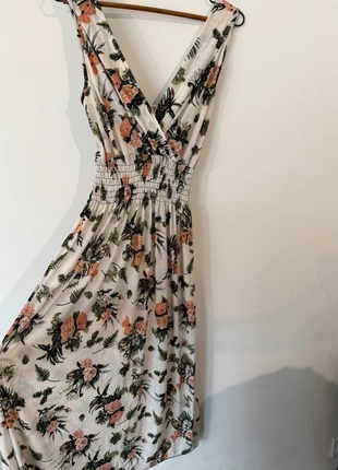 Robe Longue Fluide à Smocks Imprimé Floral Bohème Chic, marke: Vintage Dressing, zustand: Neu, größe: M / 38 / 10, 8,00 €, 9,10 € inklusive Vinted-Käuferschutz