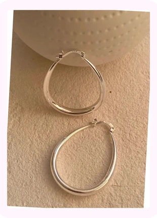 Créole ovale 4cm, marque: Argent, état: Neuf sans étiquette, 6,00 €, 7,00 € Protection acheteurs (Pro) incluse