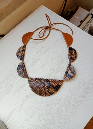 Collana in pelle, marque: Lavorazione Artigiana, état: Neuf sans étiquette, 4,00 €, 4,90 € Protection acheteurs incluse