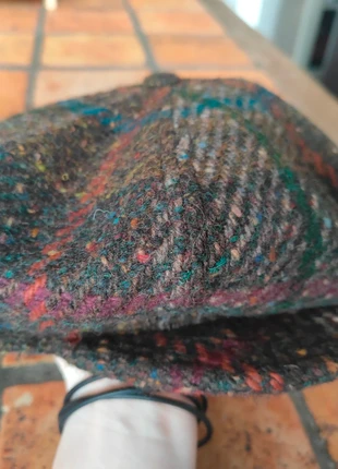 Vintage Torpédo Paris Newsboy Cap – 100% Wol, Britse Tweed – Handgemaakt in Frankrijk, merk: TORPEDO, staat: Nieuw met prijskaartje, maat: 57, € 80,00, € 84,70 inclusief Kopersbescherming
