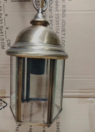 très beau lustre en fer, marque: FER, état: Bon état, 5,00 €, 5,95 € Protection acheteurs incluse