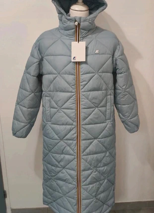 Manteau long parka doudoune K-way Arnelle eco light warm bleu clair taille L Neuve 🔥, merk: K-Way, staat: Nieuw met prijskaartje, maat: L / 40 / 12, € 275,00, € 289,45 inclusief Kopersbescherming Pro