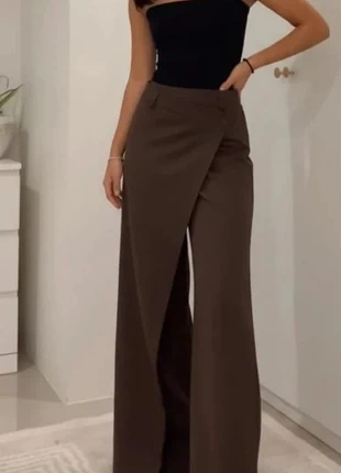 Pantalon marron croisé fluide Taille M, brand: shawly, condition: Very good, size: M / 38 / 10, €45.00, €47.95 includes Buyer Protection