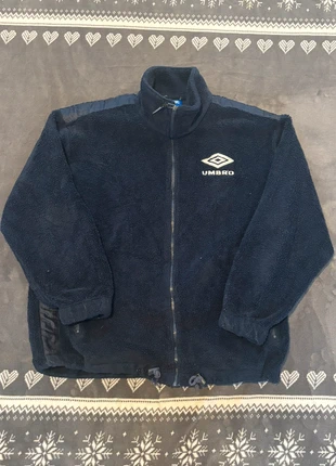 Veste polaire Umbro | Homme taille 40 XL | Bleu marine logo brodé, merk: Umbro, staat: Heel goed, maat: XL, € 25,00, € 26,95 inclusief Kopersbescherming