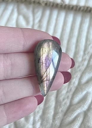 Cabochon Labradorite - lithotherapie - bien être - ésotérique - micro macramé - wire wrapping, brand: labradorite, condition: Very good, €5.00, €5.95 includes Buyer Protection