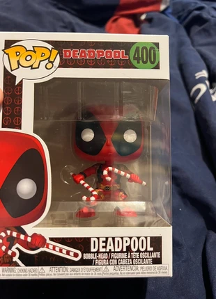 Figurine pop Deadpool de Noël, marca: Deadpool, estado: Novo sem etiquetas, tamanho: Prematuro, até 44 cm, €10.00, €11.20 inclui Proteção do Comprador