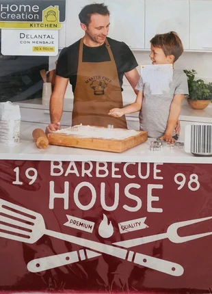 Mandil Delantal Rojo y Blanco Unisex, marque: Home Creation, état: Neuf avec étiquette, 9,00 €, 10,15 € Protection acheteurs incluse