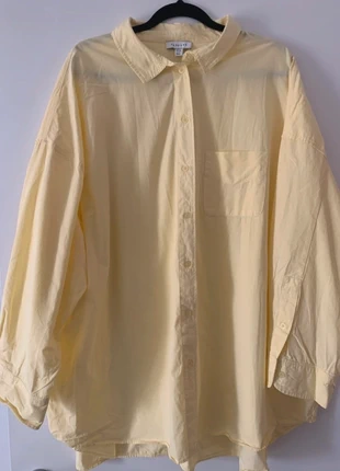 Pale Yellow Topshop Shirt, brand: Topshop, condition: Very good, size: L / UK 16-18, £7.00, £8.05 includes Buyer Protection