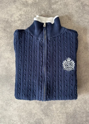 Veste zippé Torsadé Ralph Lauren bleu marine logo blanc S femme, marque: Ralph Lauren, état: Très bon état, taille: S / 36 / 8, 45,00 €, 47,95 € Protection acheteurs incluse
