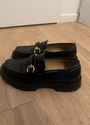 Mocassins noir Zara, brand: Zara, condizioni: Buone, taglia: 39, €12.00, €13.30 include la Protezione acquisti