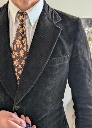 Très beau blazer vintage 70s, Taille 48 en coton velours côtelé, brand: Vintage Dressing, condition: Very good, size: 48, €48.00, €51.10 includes Buyer Protection Pro