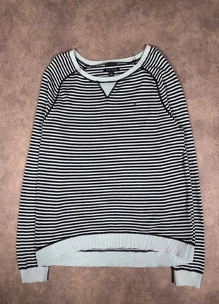 Pull En Col Rond Tommy Hifilger à rayures bleu | Logo Brodé | Taille M Homme, marque: Tommy Hilfiger, état: Très bon état, taille: M, 17,90 €, 19,50 € Protection acheteurs incluse