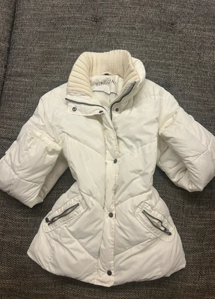 y2k vintage white jacket japan style coquette 2000s 90s Mini Puffer Jacket Fur Hood Kidcore Babycore, brand: Japan Style, condizioni: Ottime, taglia: XL / IT 46 / EU 42, €33.00, €35.35 include la Protezione acquisti