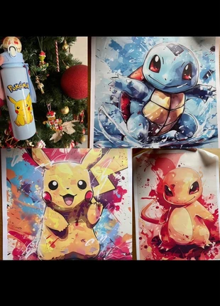 Gourde et 3 poster Pokémon, marque: Pokémon, état: Neuf sans étiquette, taille: Taille unique, 10,00 €, 11,20 € Protection acheteurs incluse