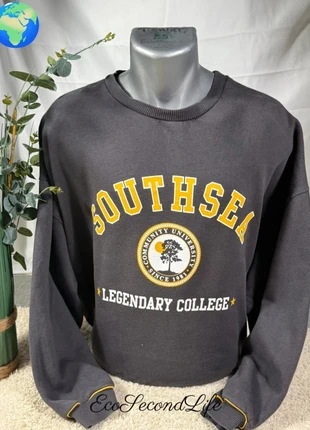 Sweat-shirt Pull&Bear Pacific Republic – Homme S (Oversize) Gris – Vintage College, marque: Pacific Republic, état: Très bon état, taille: S, 6,99 €, 8,04 € Protection acheteurs (Pro) incluse