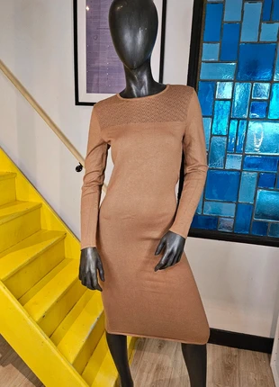 Robe longue d'hiver marron - Femme - Pimkie - M, marca: Pimkie, estado: Novo sem etiquetas, tamanho: M / 38 / 10, €7.00, €8.05 inclui Proteção do Comprador