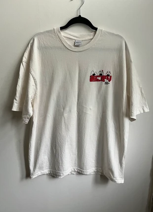 Men’s Asian White T-Shirt by Bershka, marca: Bershka, estado: Muito bom, tamanho: L, €5.00, €5.95 inclui Proteção do Comprador