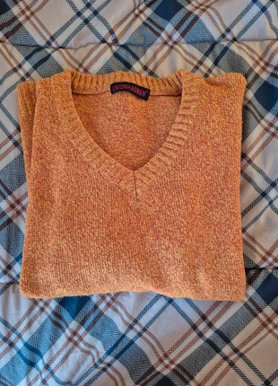 Maglione di lana arancione scollo a v, brand: Lana, condizioni: Ottime, taglia: XXL / IT 48 / EU 44, €7.00, €8.05 include la Protezione acquisti