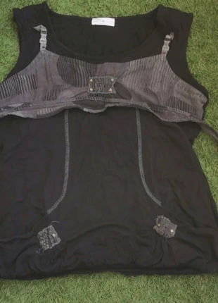 Débardeur style gothique noir et gris, brand: Cache Cache, condizioni: Ottime, taglia: M / IT 42 / EU 38, €5.00, €5.95 include la Protezione acquisti