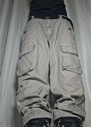 Baggy Pant Cargo Coupe Droite Vintage Type JNCO 2000s Y2k Hip Hop Japanese Broded Pant, brand: JNCO, condition: Very good, size: M, €54.99, €58.44 includes Buyer Protection