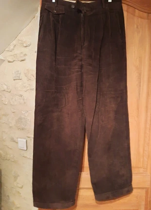 pantalon homme velours grosse côte taille 42, marque: Old River, état: Très bon état, taille: L, 8,00 €, 9,10 € Protection acheteurs incluse