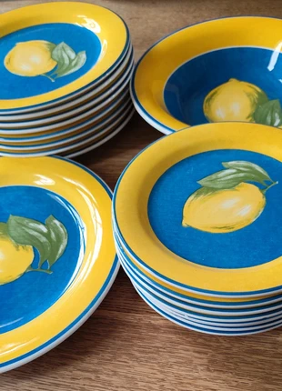 Service de table "citron" - PAS d'ENVOI, marke: Quadri foglio, zustand: Sehr gut, 22,00 €, 23,80 € inklusive Vinted-Käuferschutz