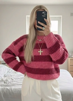 Pull en maille rose - Taille S, marque: maison margot, état: Neuf sans étiquette, taille: S / 36 / 8, 38,00 €, 40,60 € Protection acheteurs incluse