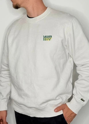 Pull col rond Lacoste homme blanc taille XL très bon état, brand: Lacoste, condizioni: Ottime, taglia: XL, €50.00, €53.20 include la Protezione acquisti