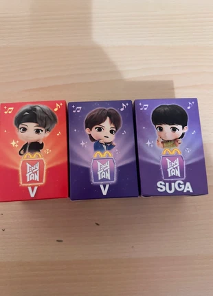 Tinytan bts – set da 3 (v rosso + v viola + suga viola) • McDonald’s 2025 • nuovi, marke: BTS, zustand: Neu, mit Etikett, größe: 3 Jahre / 98, 12,00 €, 13,30 € inklusive Vinted-Käuferschutz