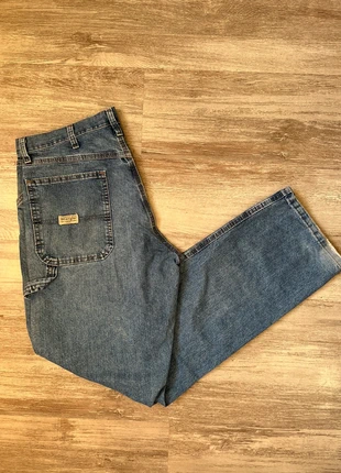 Jean Carpenter Wrangler oversize taille 34X34 ( L ) couleur bleu homme, marque: Wrangler, état: Très bon état, taille: L, 22,00 €, 23,80 € Protection acheteurs incluse