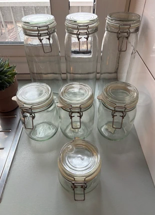 Lot de bocaux - grands / moyen / petit, marque: CASA, état: Bon état, 10,00 €, 11,20 € Protection acheteurs incluse