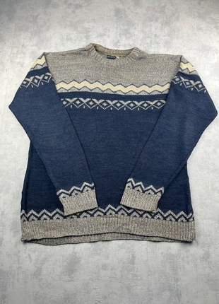 Pull d’hiver à motifs cable knit ethnic vintage 80s 90s 00s y2k - M, marca: Vintage Dressing, estado: Muito bom, tamanho: M / 38 / 10, €22.00, €23.80 inclui Proteção do Comprador