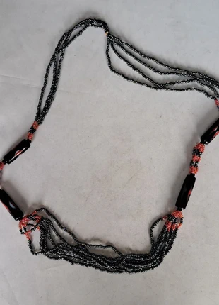 Vintage ketting Tribal afrikaans glaskralen rocailles Kraaltjes, merk: Vintage, staat: Goed, € 5,75, € 6,74 inclusief Kopersbescherming