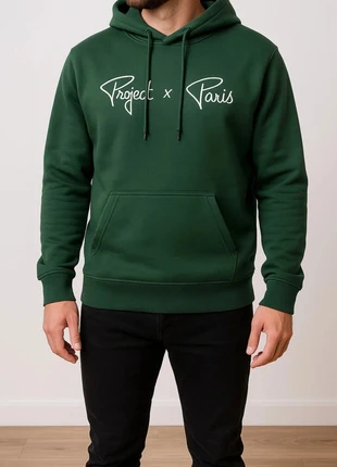 Sweat Project X Paris Homme vert avec capuche et lacet de serrage, Taille L - Excellent etat, marca: Project X Paris, estado: Muy bueno, tamaño: L, 30,00 €, 32,20 € Protección al comprador incluida