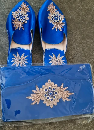 Dames marokkanse schoenen bijhorende tas, staat: Nieuw zonder prijskaartje, maat: 38, € 25,00, € 26,95 inclusief Kopersbescherming
