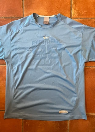 Vintage 90s Y2K Nike Air Max 95 Light Blue Boxy T-Shirt Men’s M Centre Swoosh, brand: Nike, condition: Very good, size: M, £35.00, £37.45 includes Buyer Protection