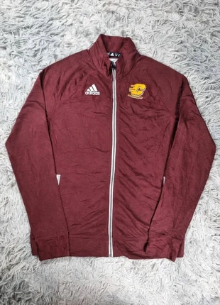 Veste adidas Climalite Central Michigan NCAA bordeaux zip logo brodé M, marque: adidas, état: Très bon état, taille: M, 19,00 €, 20,65 € Protection acheteurs (Pro) incluse