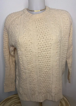 Pull torsadé Forever 21 – S – Écru, marque: Forever 21, état: Très bon état, taille: S / 36 / 8, 4,00 €, 4,90 € Protection acheteurs incluse
