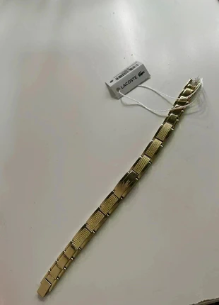 Bracelet Lacoste doré en acier 19cm, marca: Lacoste, estado: Nuevo con etiquetas, 80,00 €, 84,70 € Protección al comprador incluida