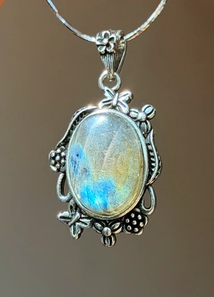 Pendentif labradorite multicolore, brand: labradorite, condition: Very good, €12.50, €13.83 includes Buyer Protection Pro